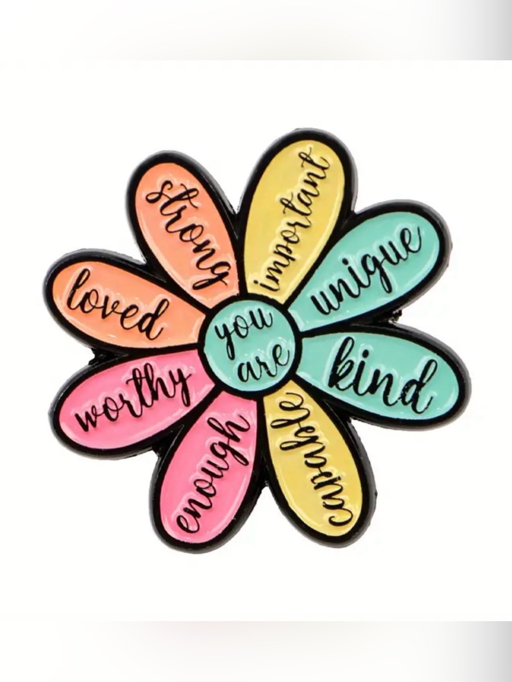 You Are Flower Inspirational Enamel Pin